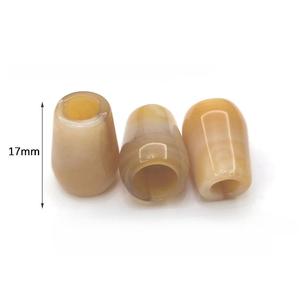 10pcs Acrylic Cord Stoppers 5mm Inner Diameter Durable Acrylic Cord Ends Clothing Accessories