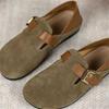 Retro Word with Mary Jane Single Shoes, Spring and Summer Gentle Two Wear Beanie Shoes