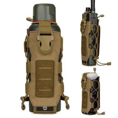 Bolsa de Chaleira de Montanhismo Durável Bolsa de Garrafa de Água de Nylon para Acampamento ao Ar Livre Bolsa para Garrafa de Água Capa para Chaleira Bolsa para Copo de Água