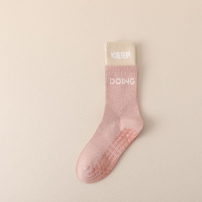 

Five Fingers Long Tube Summer Sports Aerobics Yoga Socks Pink [Yoga Studio recommend]]