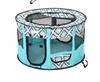 Foldable Pet Whelping Tent: Enclosed Cat Breeding & Dog Cage