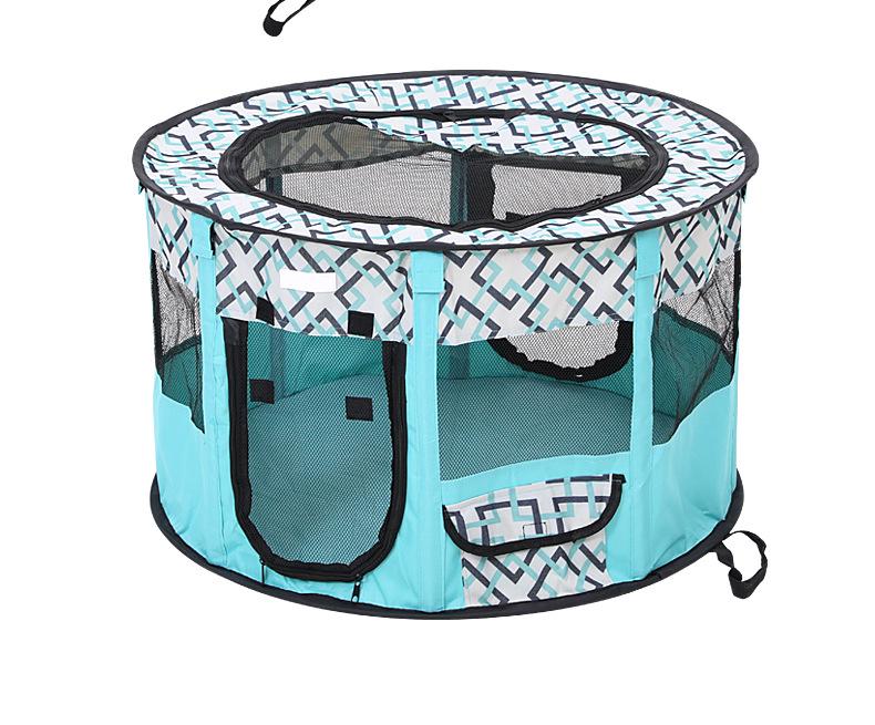 Foldable Pet Whelping Tent: Enclosed Cat Breeding & Dog Cage