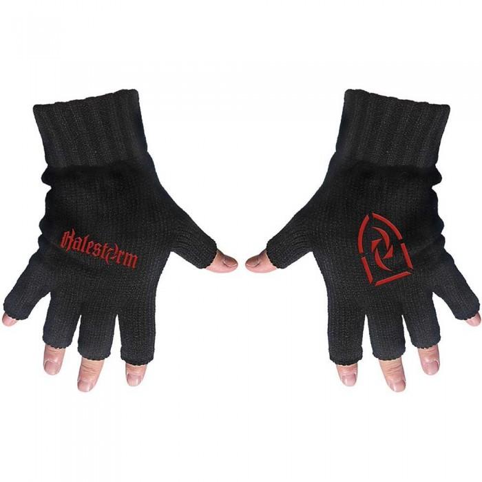 Halestorm Unisex Adult Logo Fingerless Gloves One Size noir/rouge