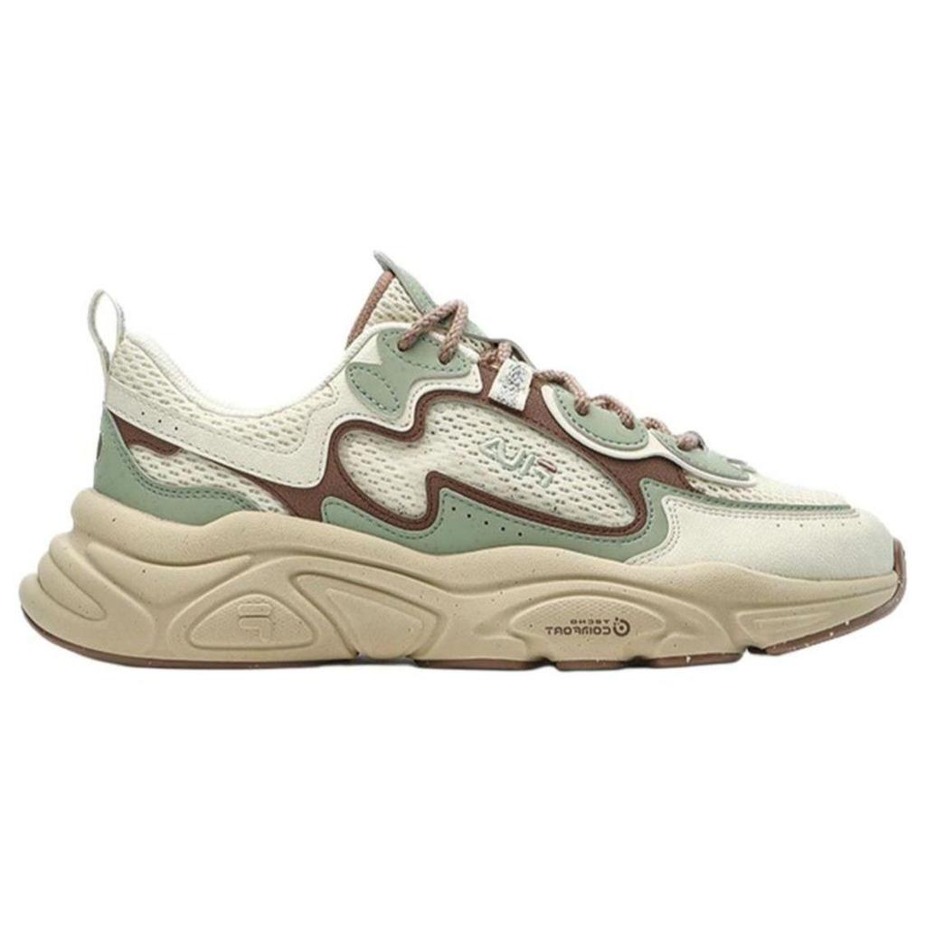 Fila Mars 1S+ LE Fabric Synthetic Leather TPU Sneakers Women Sneakers Off-White Green F12W332123FAS