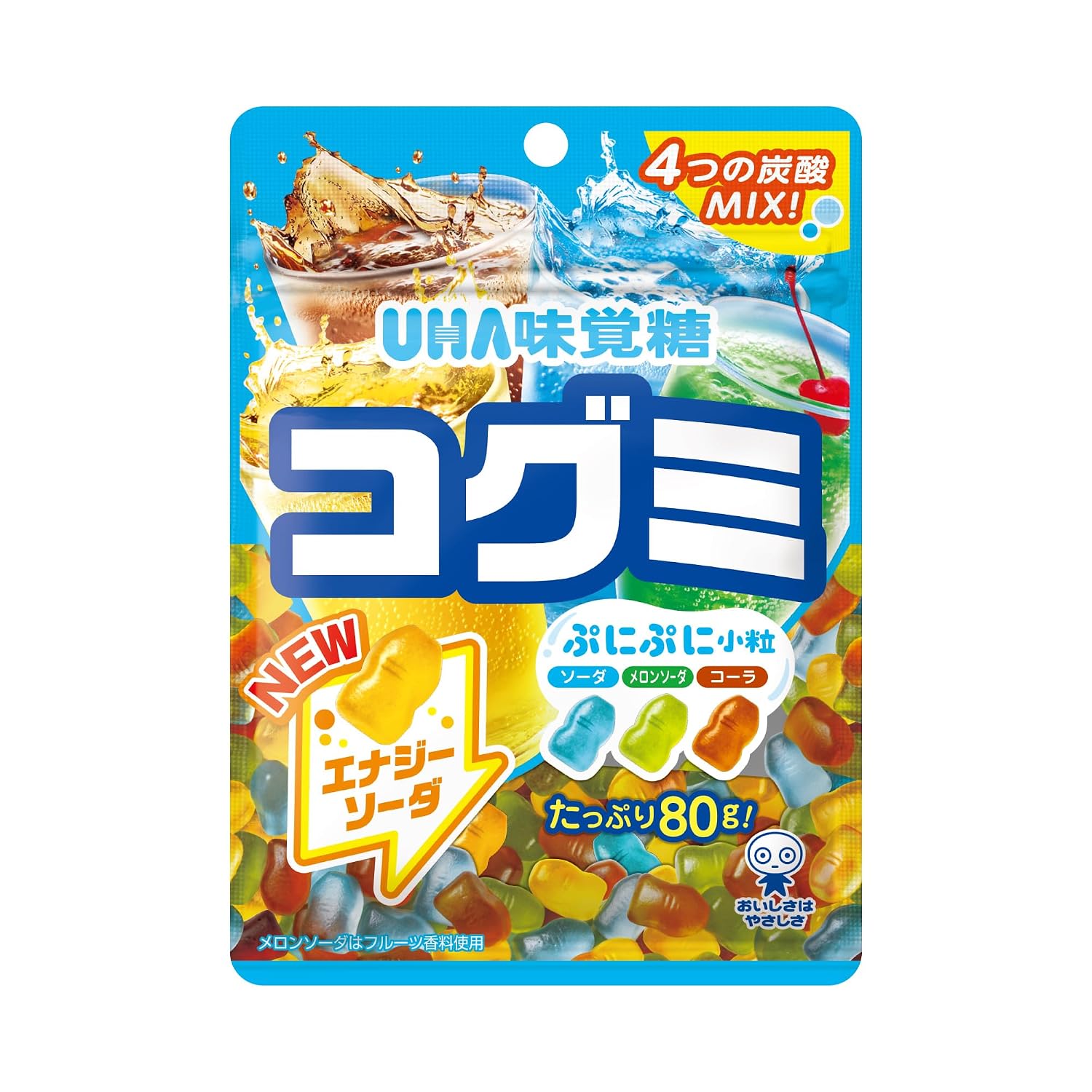 UHA Mikakuto Kogumi Drink Assortment 80g x 10 bags