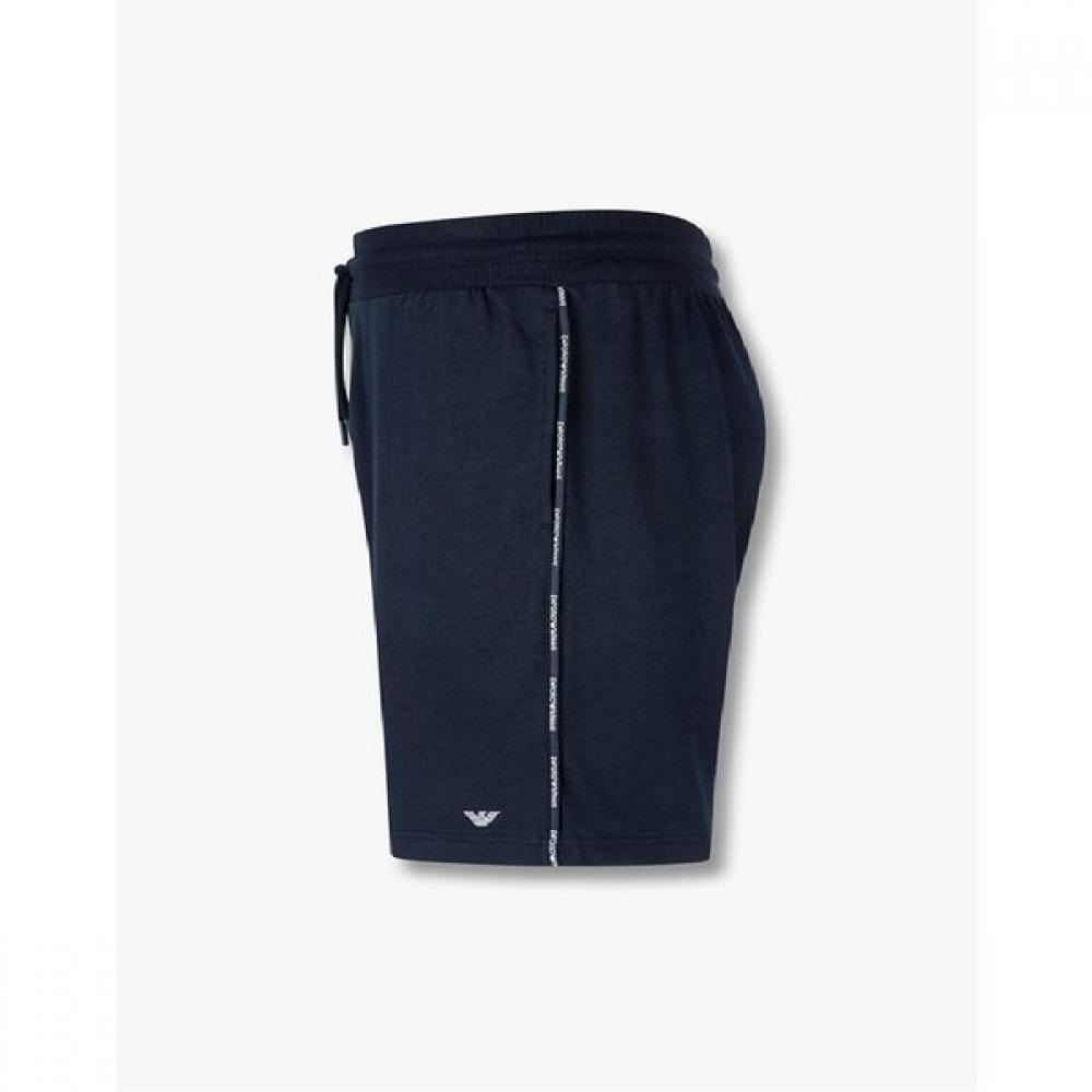 Emporio Armani Men S Lounge ShortS With Logo Trim  0816131003 