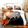 Cool Hell's Paradise Bedding Set Duvet Cover Sheet Printed Bed Set Pillowcase Bed Full Queen King Size Comforter Bedroom