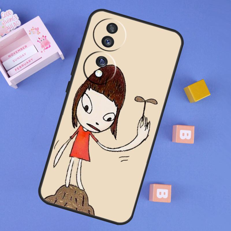 

Yoshitomo Nara Case For Honor Win RT 400 200 Pro 50 70 90 X9a X9b X9c X9d X8b X8c Magic 8 Pro 6 7 Lite Cover Honor 70 Lite