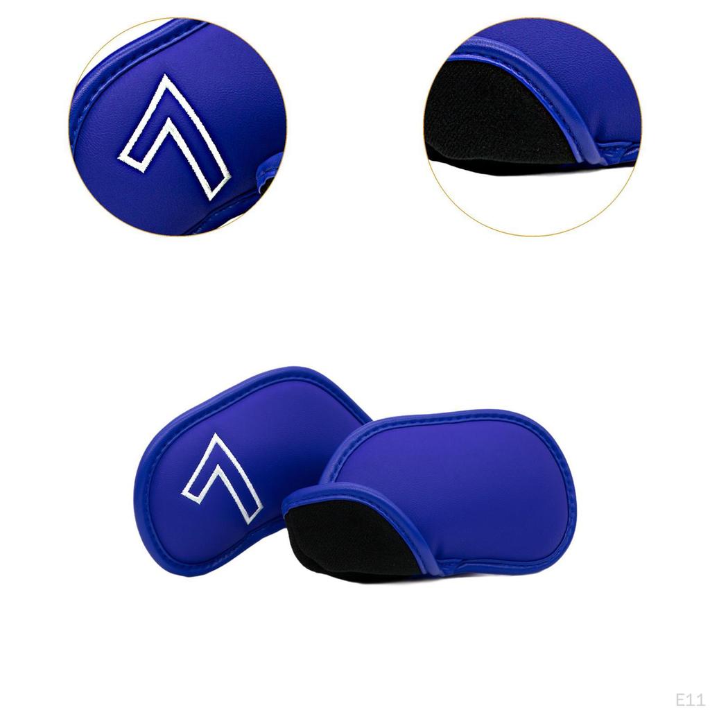 9 Pieces Golf Club Head Covers Accessories Premium Creative Golfer Equipment Fashion