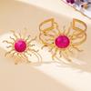 Elegant Sunflower Bracelet & Ring Jewelry Set for Women