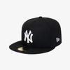 New Era New York Yankees Basic Fitted Cap Black White 11591127