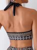 National High Waist Bikinis Women 2025 Print Two Pieces Swimsuit with Shorts Separate Bikini Set Swim Bathing Suits Beach Wear