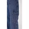 American street splicing big pocket retro vintage loose casual tooling denim wide-leg pants washed and versatile