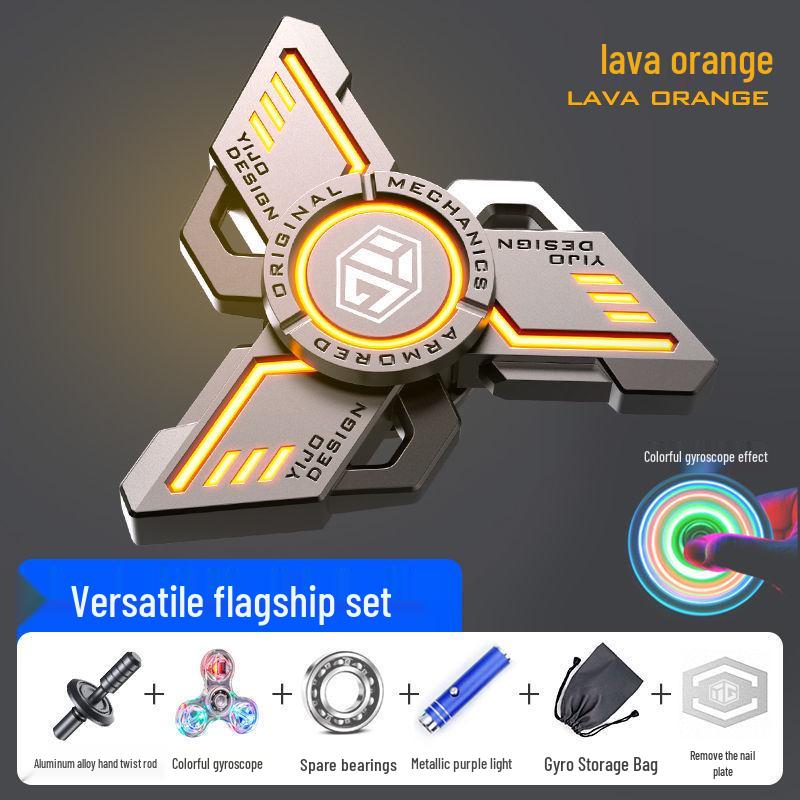 Limitierte Edition Luminous Black Tech Spinner: Stressabbau-Spielzeug für Schüler und Jungen