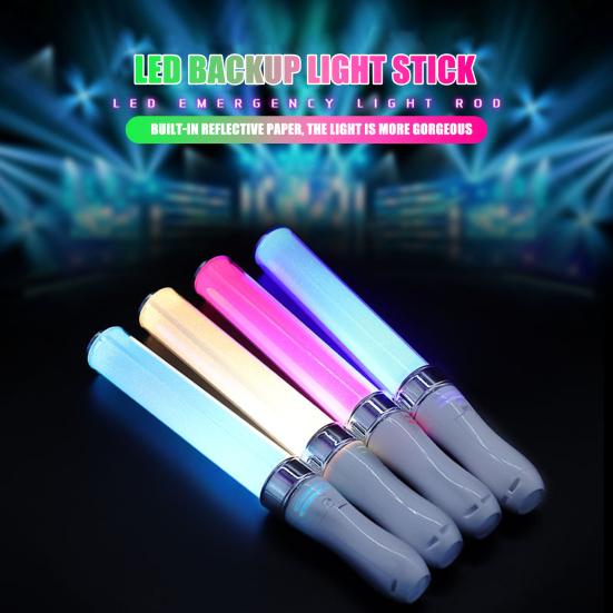 LED Glow Light Stick 15 Color Flashing Light Sticks with Rope 2 Lighting Modes Battery Powered Lightweight Party Light Stick for Festivals Rave Party