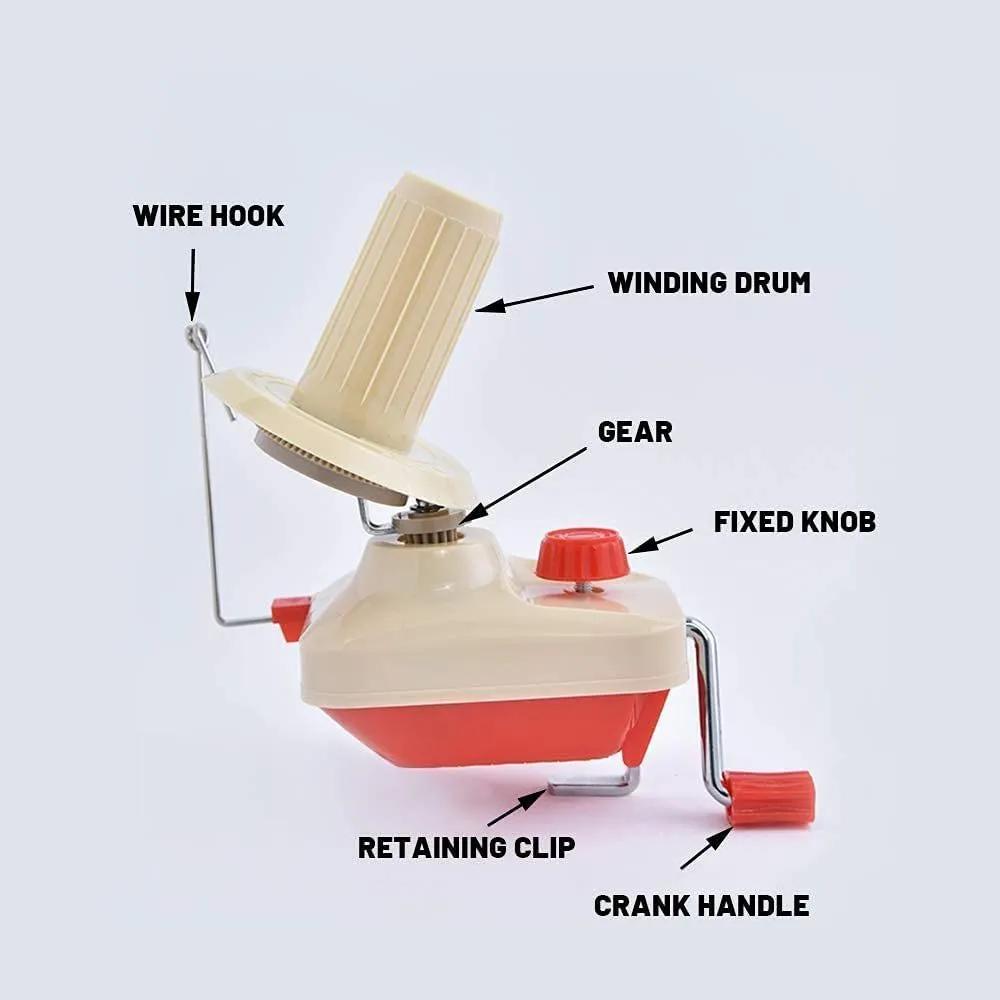 Manual yarn winding machine / winding machine / rewinding device