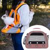 Hamster Travel Carrier Bag Portable Zipper Habitat Handbag with Mesh Window Small Animal for
