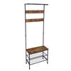 Wieszak Stojacy Metalowy Czarny Do Przedpokoju 66X32X188 Vw2 Begryf