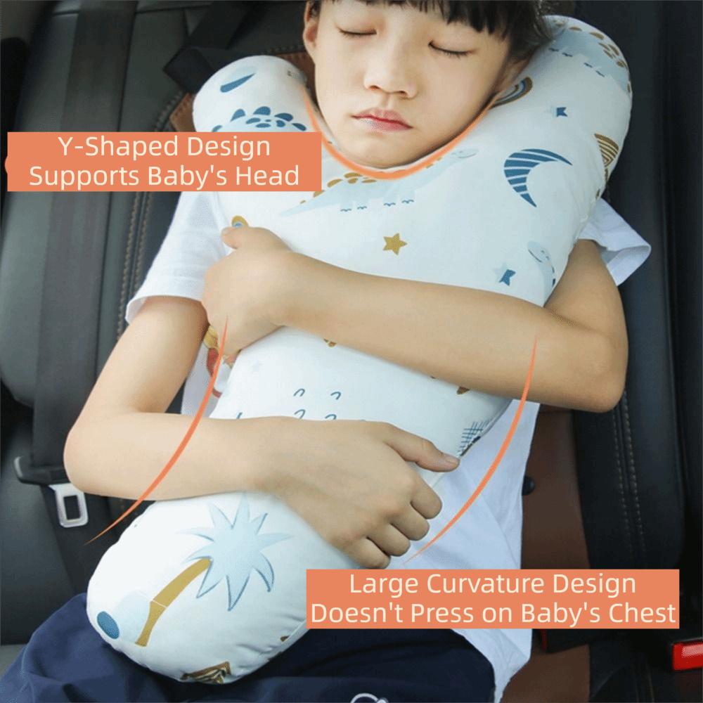 Y-shaped Child Cushion Pad Triangle Holder Head Support Pillow Car Sleep Headrest  Child Sleeping