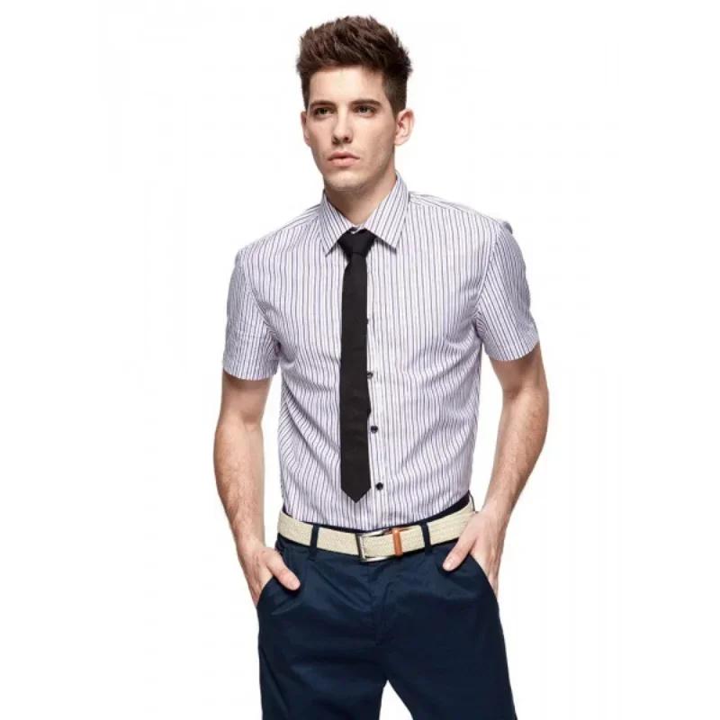 Men Solid Color Narrow Edition Smooth Tie for Men's New Product Formal Polyester Casual Hand Tie Wedding Suits Creative Gifts