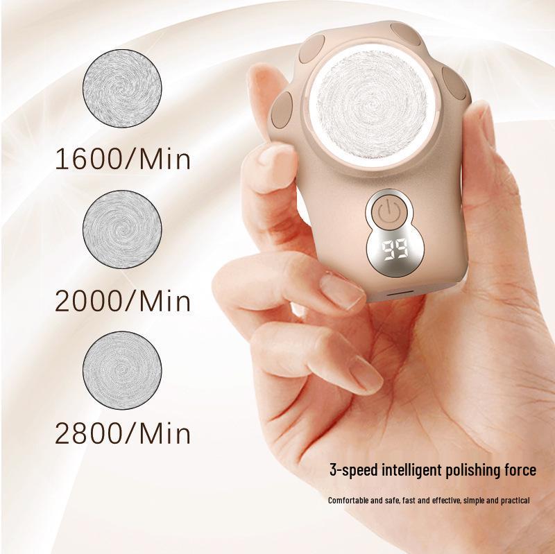 Rechargeable Cat Paw Foot Scrubber: Electric Callus Remover & Skin Care Tool