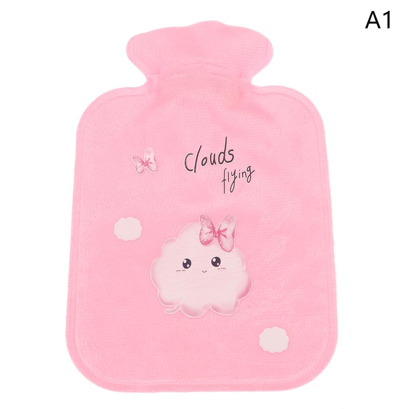 

Мультяшный плюшевый кролик медведь кошка бутылка для воды наполнение водой бархат портативный студенческий грелка для рук милый теплый мешок для воды