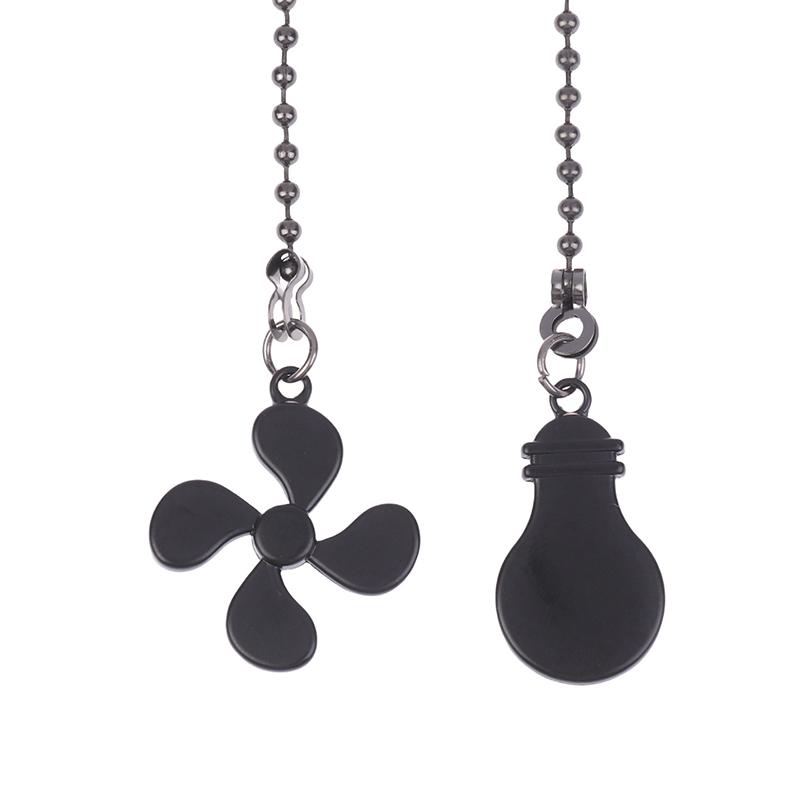 Fan Shape Ceiling Fan Pull Chain Light Shape Chandelier Pull Chain Metal Pendant Pull Chain Extension Chandelier Chain Extender