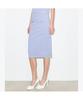 Tolibeochi Wool Scallop Skirt - Pale Blue / New Ivory