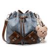 Retro small bag women's summer new fashion niche messenger bag is now popular bucket bag