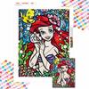 DIY Diamond Painting Mermaid Princess Cross Stitch Kit Mosaic Art Diamond Painting Full Circle Diamond Home Decoration