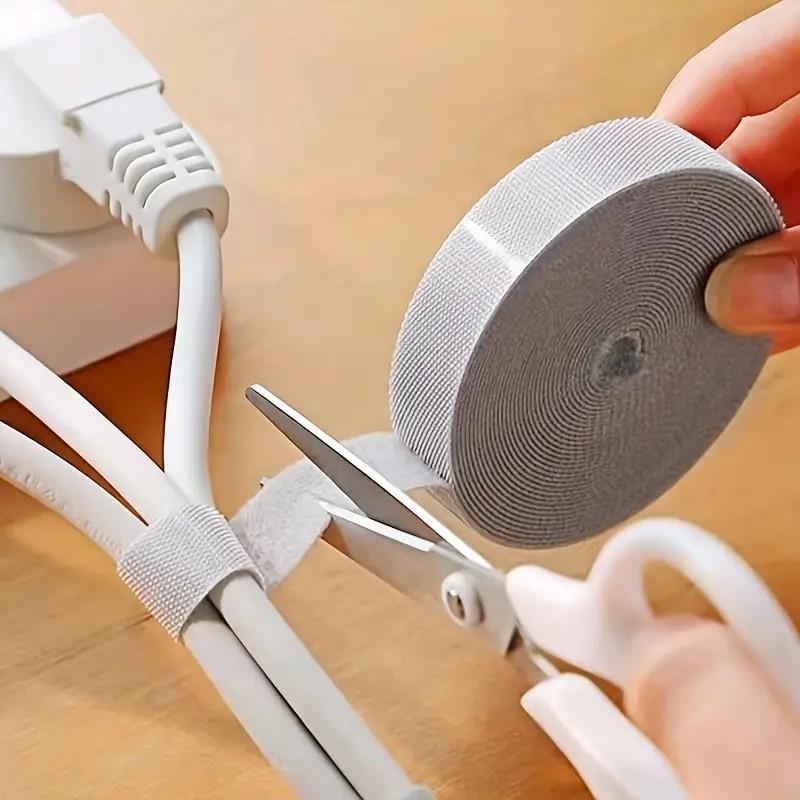 1PCS Reusable Fastening Tape Cable Ties Multi-Purpose Cord Organizer Computer And TV Wire Storage Data Cable Management Tie