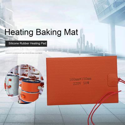 Siliconenrubber verwarmingsmat Corrosiebestendige elektrische warmtewikkeling Hete verwarmingsmat Constante temperatuur