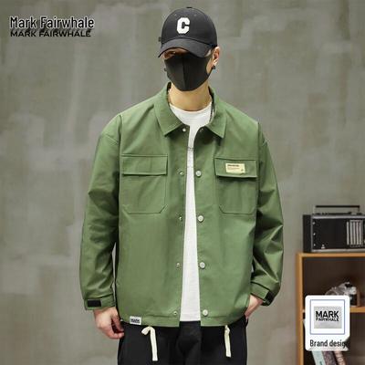Mark Fairwhale Men's American Style Casual Lapel Jacket