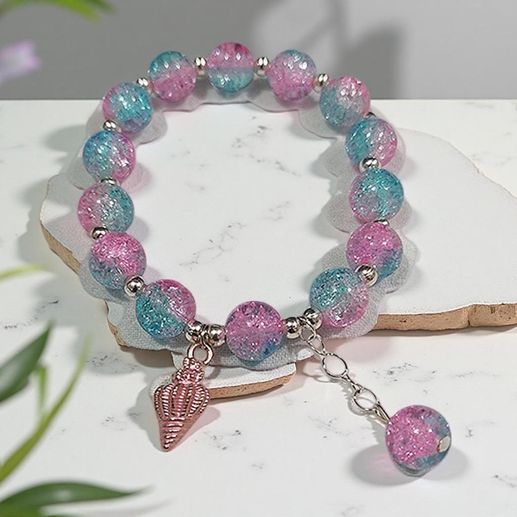 Butterfly Love Flower 10mm Handmade Beaded Bracelet - Original, Personalized, Exquisite Jewelry Gift for Friends and Newcomers