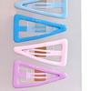 10Pz Fermagli per Capelli da Bambina Design Goccia d'Acqua Cuore Triangolo Colori Caramella Clip Laterali per Ciuffo Accessori Decorativi per Capelli