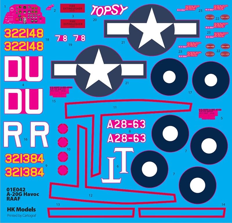 HK Models Australian Havoc RAAF Plastic Model 01E042 1/32 A-20G (Airplane)