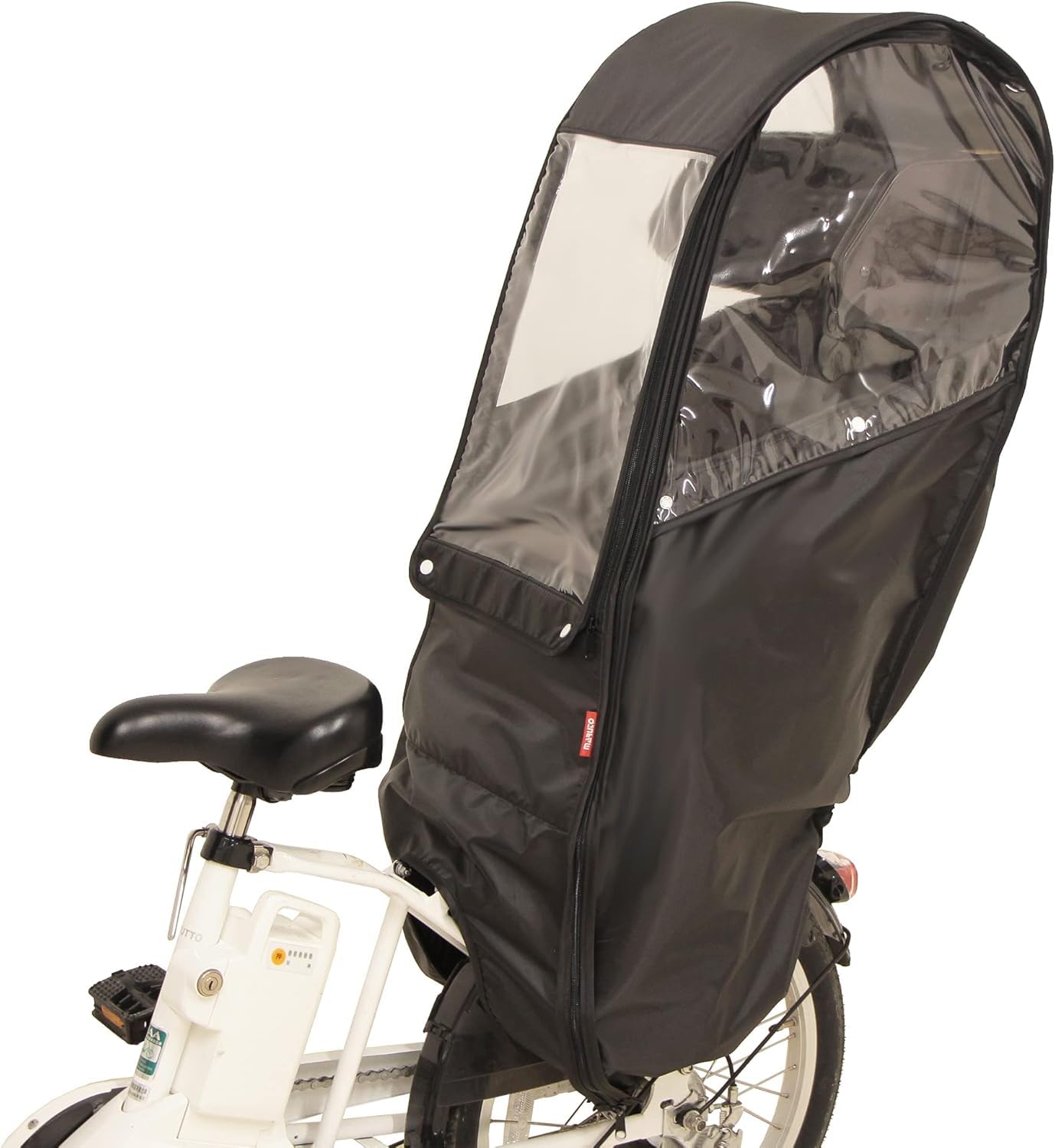 

MARUTO Polyester Bicycle Rain Cover for Rear Child Seats (Style B), Black, D-5RBBDX2 чёрный