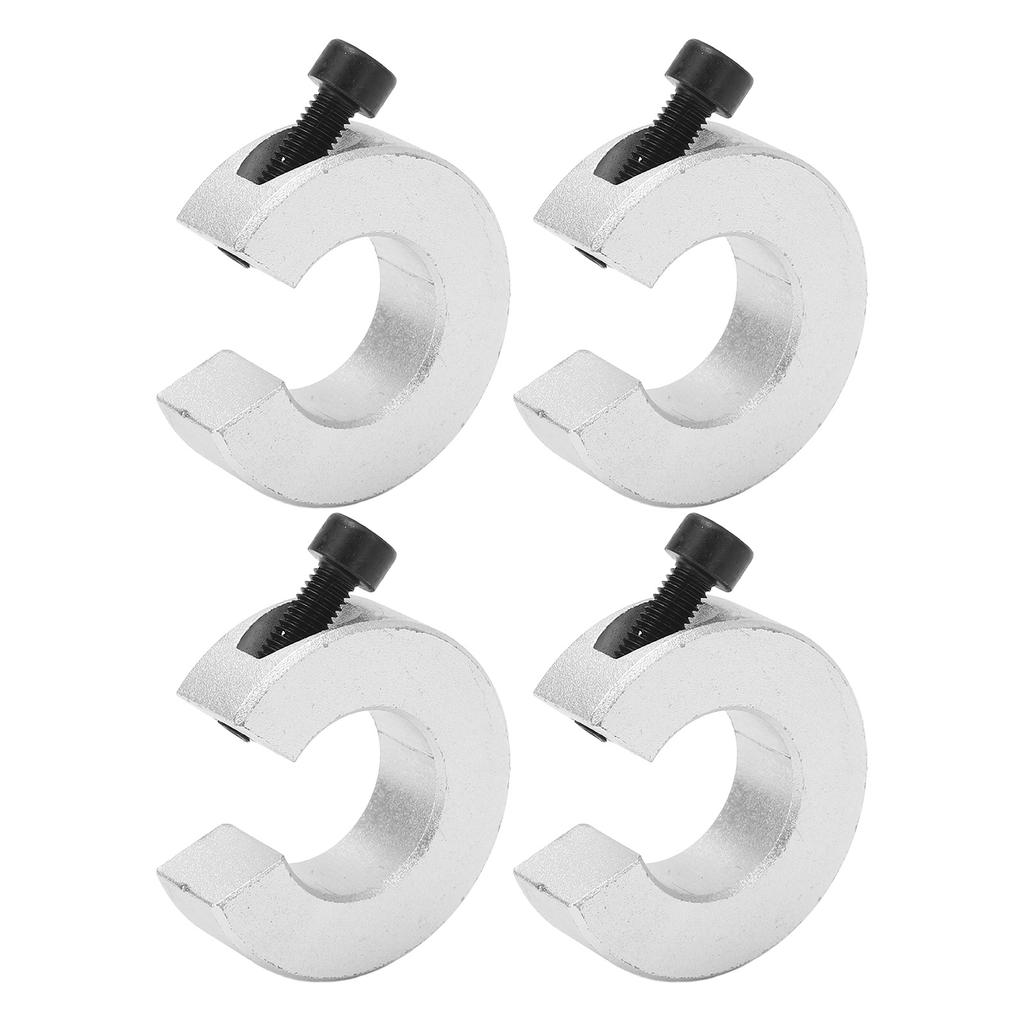 4 st Axelkrage Linjärskena Stoppkrage 40mm OD 12mm Tjocklek 20mm Håldiameter med M4 Skruv för SBR20