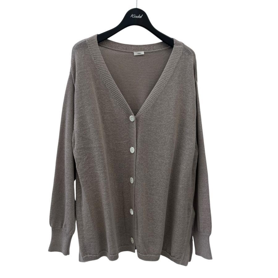 IENA Cotton Nylon Tape Yarn Cardigan 24080900112110 Beige