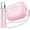 AirPods Pro 2 Silicone Case with Cleaning Pen & Carabiner