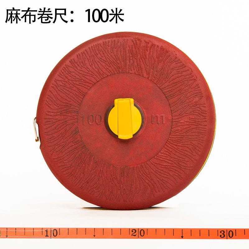 Fiber Tape Measure Manufacturer Wholesale 30m 50m 100m Rolled Tape Measure Circular Tape Measure Soft Tape Measure