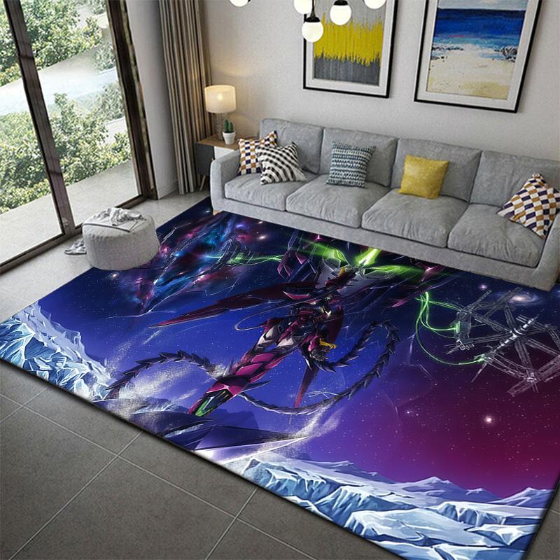 

Gundam Mecha Energy Symbol Printed Carpet Non-Slip Washable Rug for Bedroom Gaming Room and Living Room 60x90cm