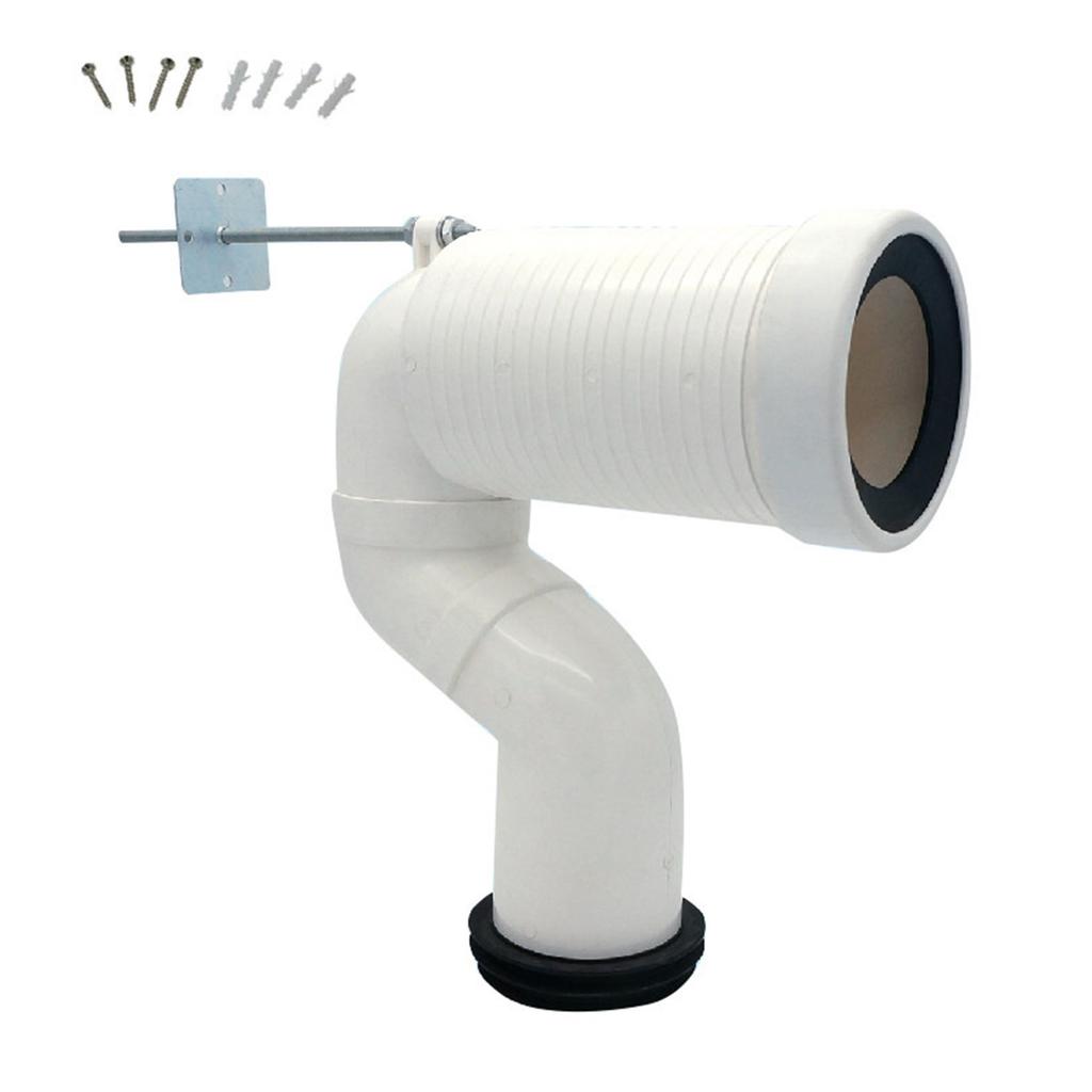 Toilet Sewage Pipe Shifter Universal Flexible Replacement Offset Closet Flange for Plumbing Drainage Systems Urinals