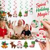 Christmas Hanging Ornaments with and Snowflake Party Decorations
