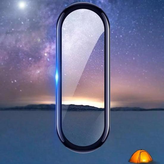 2Pcs Screen Protector High Screen Sensitivity Soft Transparent Full Cover Watch Protective Film for Xiaomi Mi Band 4/5/6