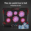 Touch-Control Laptop Cooling Base with Six Fans
