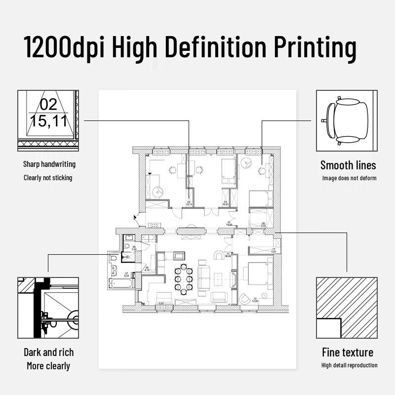 Deli M1118 Black and White Laser All-in-One Printer CN Plug (adapter Included)