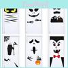 Unique Halloween Door Decals With Scary Ghosts And Sinister Vampires To Enhance Spooky Celebrations