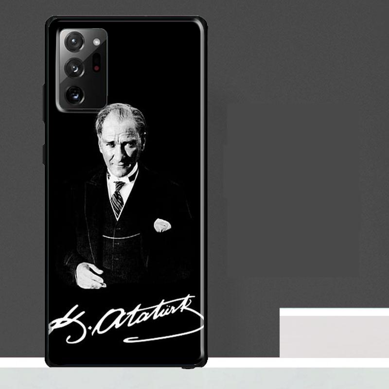 Mustafa Kemal Ataturk Case For Samsung Galaxy S25 Ultra S23 S22 S21 S24 Ultra S9 S10 S20 Plus S25 FE Phone Cover