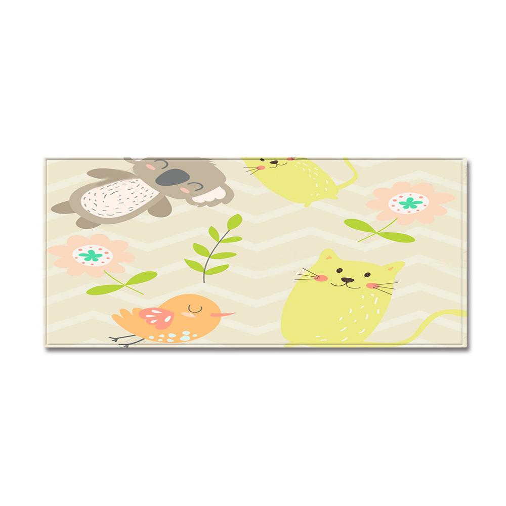 Textured Sand Wardrobe Shoe Cabinet Long Floor Mat